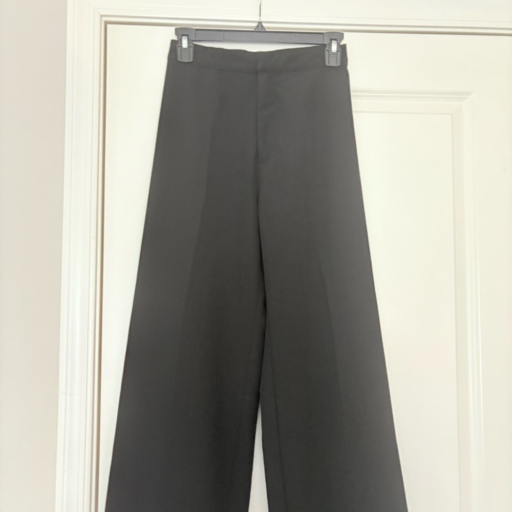 J.Galt Black Wide-Leg High-Waisted Pants - Picture 4 of 8